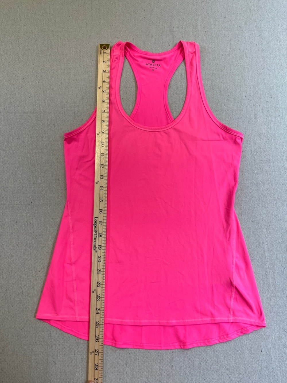 Athleta Neon Pink Racerback Performance Tank - Picture 7 of 12